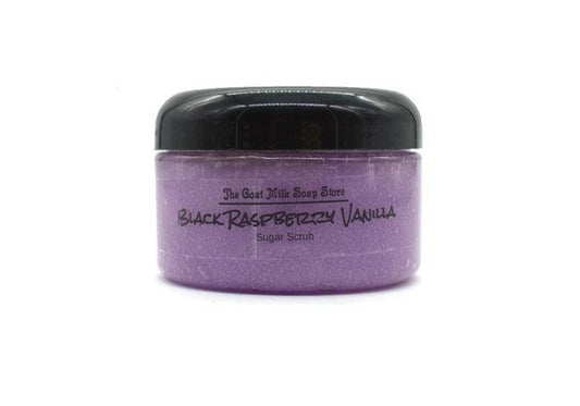 Black Raspberry Vanilla Sugar Scrub - The Goat Milk Soap Store